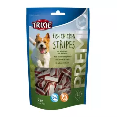 Trixie Stripes Chicken and Pollock PREMIO Лакомство для собак 75 г (курица и рыба)
