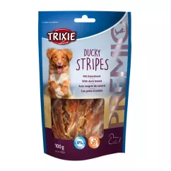 Trixie Ducky Stripes PREMIO Лакомство для собак 100 г (утка)