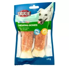 Trixie Кістка для чищення зубів Denta Fun 11 см, 120 г/2 шт. (курка)
