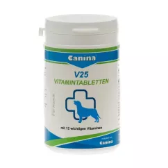 Canina V25 Vitamintabletten поливитаминный комплекс для собак 60 таблеток