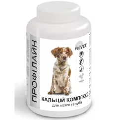 Витаминно-минеральная добавка для собак ProVET Профилайн Кальций Комплекс 100 табл, 123 г (для костей и зубов) (PR241877)