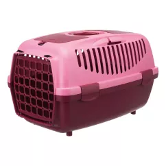 Контейнер-переноска для собак и кошек весом до 8 кг Trixie "Capri 2" 37 x 34 x 55см розовая (TX-39829)