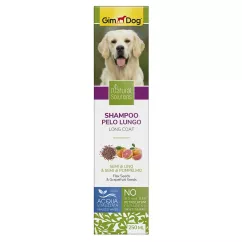 Шампунь для собак GimDog Natural Solution "Flax Seeds & Grapefruit Seeds" для длинной шерсти 250мл (G-2.504735)