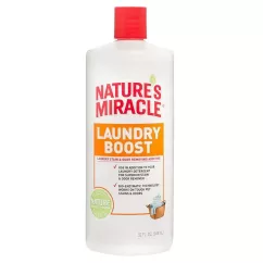 Знищувач плям і запахів Nature's Miracle «Stain & Odor Remover. Laundry Boost» для використання при пранні 946мл (680413/680423/680400)