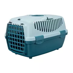 Контейнер-переноска для собак та котів вагою до 6 кг Trixie «Capri 1» 32 x 31 x 48см світло-блакитна (39818)