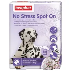 Капли на холку для собак Beaphar "No Stress Spot On" 3 пипетки (успокаивающее средство) (13912)