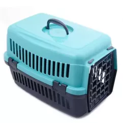 Контейнер-переноска для собак и кошек весом до 6 кг SG 48 x 32 x 32см бирюзовая (SG16039)