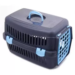 Контейнер-переноска для собак та котів вагою до 6 кг SG 48 x 32 x 32см чорна (SG16053)