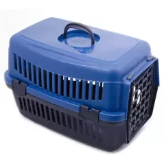 Контейнер-переноска для собак и кошек весом до 6 кг SG 48 x 32 x 32см синяя (SG16022)