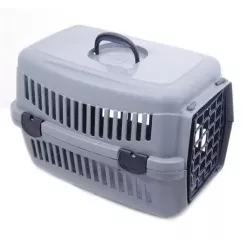 Контейнер-переноска для собак и кошек весом до 6 кг SG 48 x 32 x 32см серая (SG16008)