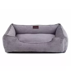 Hearley and Cho «Dreamer Gray» Лежак для собак velvet розмір M 70 х 50см сірий (3100095)