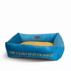 Noble Pet Albert Bravery Лежак для собак 70 х 50 х 22см синий (AL2142)