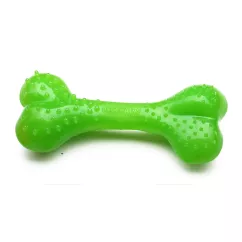 Игрушка для собак Comfy Кость с выступами 12,5 см (резина, цвет: зеленый) (113385)
