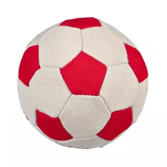 Игрушка для собак Мяч футбольный d=11 см (брезент, цвета в ассортименте) (TX-3471)