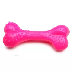 Игрушка для собак Comfy Кость с выступами 12,5 см (резина, цвет: розовый) (113384)
