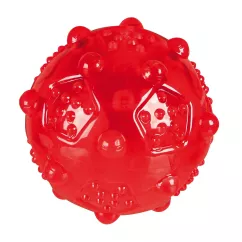 Trixie Мяч игольчатый с пискавкой d=7 см (термопластическая резина) игрушка для собак
