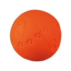 Игрушка для собак Trixie Мяч с пискавкой d=7 см (резина, цвета в ассортименте) (34862)