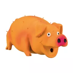 Игрушка для собак Trixie Свинка с щетиной, с пискавкой 21 см (латекс, цвета в ассортименте) (35499)