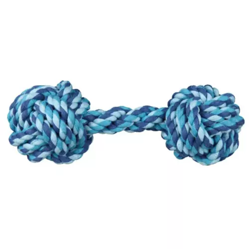 Іграшка для собак Trixie Гантель плетена 20 см (кольори в асортименті) (32656) - фото №2