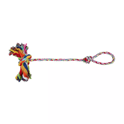 Іграшка для собак Trixie Канат плетений з вузлом 70 см (текстиль, кольори в асортименті) (3279) - фото №2