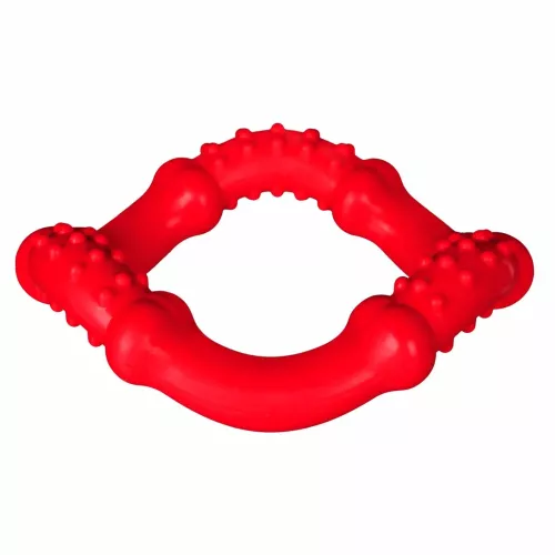 Игрушка для собак Trixie Кольцо изогнутое d=15 см (резина, цвета в ассортименте) (3360) - фото №3