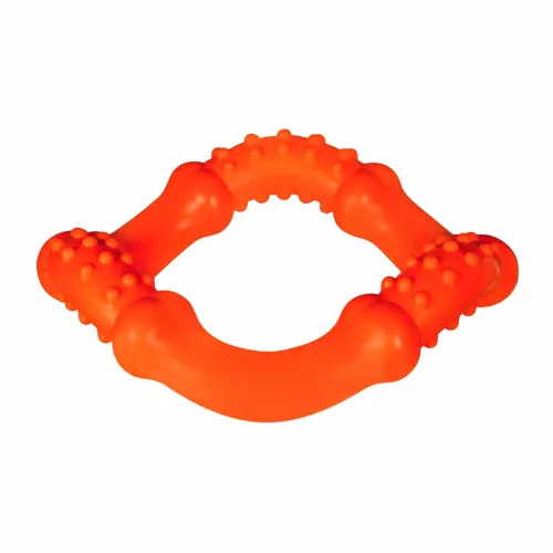 Игрушка для собак Trixie Кольцо изогнутое d=15 см (резина, цвета в ассортименте) (3360) - фото №4
