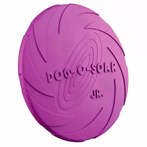 Игрушка для собак Trixie Летающая тарелка d=18 см (резина, цвета в ассортименте) (33501) - фото №4
