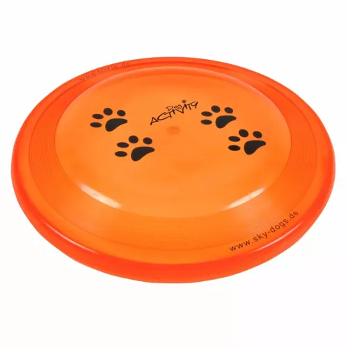 Игрушка для собак Trixie Летающая тарелка d=23 см (пластик, цвета в ассортименте) (33562) - фото №2