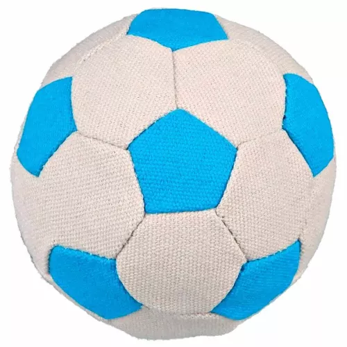 Игрушка для собак Мяч футбольный d=11 см (брезент, цвета в ассортименте) (TX-3471) - фото №2