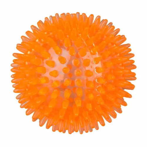 Игрушка для собак Trixie Мяч игольчатый d=8 см (термопластическая резина, цвета в ассортименте) (33651) - фото №2