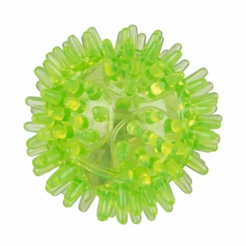 Игрушка для собак Trixie Мяч игольчатый мигающий d=5 см (термопластическая резина, цвета в ассортименте) (33640) - фото №3