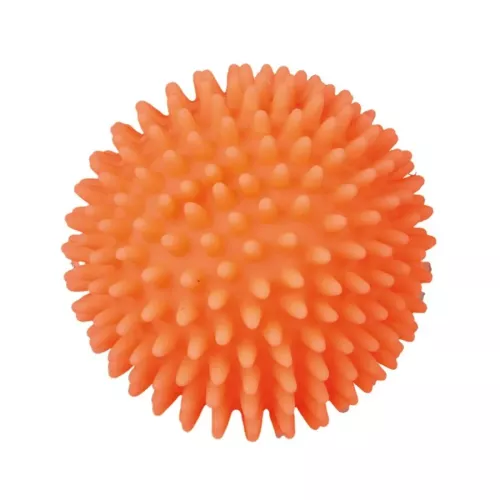 Trixie Мяч игольчатый с пискавкой d=7 см (винил) игрушка для собак - фото №2