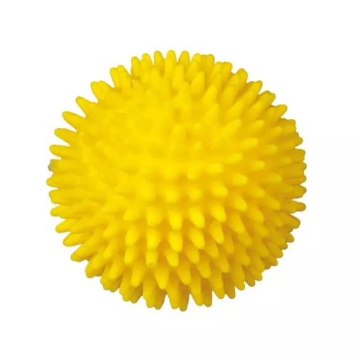 Trixie Мяч игольчатый с пискавкой d=7 см (винил) игрушка для собак - фото №3