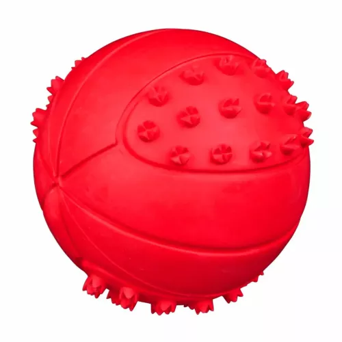 Игрушка для собак Trixie Мяч с пискавкой d=6 см (резина, цвета в ассортименте) (34841) - фото №3
