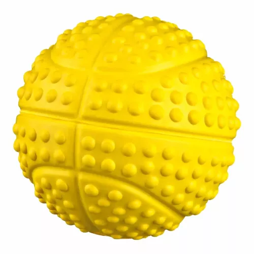 Игрушка для собак Trixie Мяч с пискавкой d=7 см (резина, цвета в ассортименте) (34845) - фото №3