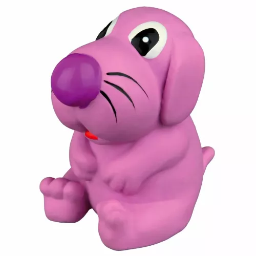 Игрушка для собак Trixie Собака с пискавкой 8 см (латекс, цвета в ассортименте) (35172) - фото №3