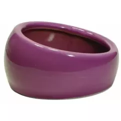 Living World Ergonomic Dish Миска керамічна 420 мл/13,5 см (рожева) (61685)