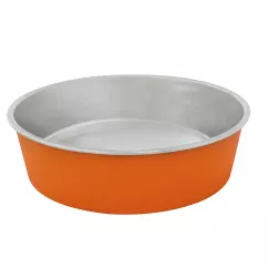 Миска нескользящая Duvo+ Matte Fix 240 мл / 11,1 см (оранжевая)