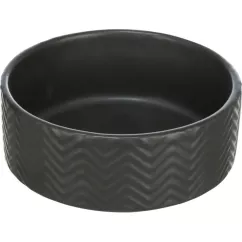Миска Trixie керамічна 400 мл / 13 см (чорна) (4011905250205)