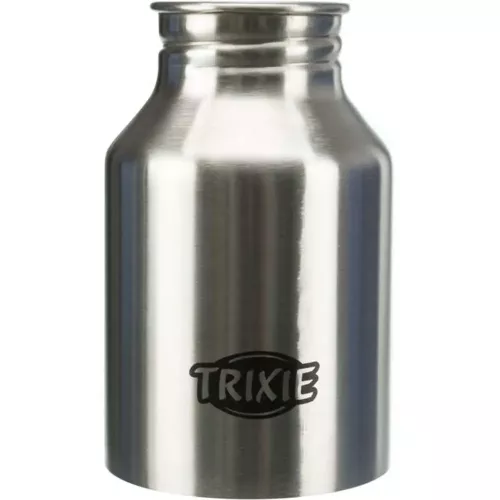 Пляшка дорожня Trixie з мискою 300 мл (чорна, синя) - фото №4