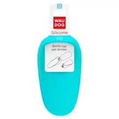 Поїлка-насадка на пляшку WAUDOG Silicone 16,5 х 9 см (блакитна) (50772)