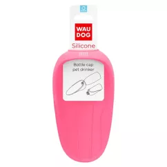 Поилка-насадка на бутылочку WAUDOG Silicone 16,5 х 9 см (розовая) (50777)
