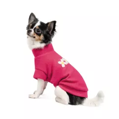 Свитер для собак Pet Fashion «Flower» L (малиновый) (4823082426904)