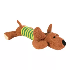 Trixie Собака с пискавкой 28 см (плюш) игрушка для собак