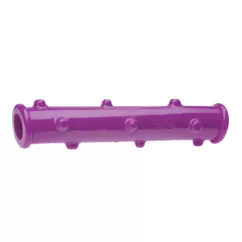Comfy Трубочка с выступами 18 x 4 см (резина, цвет: фиолетовый) игрушка для собак