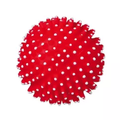 Trixie Мяч игольчатый с пискавкой d=7 см (винил) игрушка для собак
