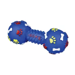 Trixie Гантель с пискавкой 15 см (винил) игрушка для собак