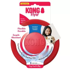 Флаєр-фрісбі Kong Classic Flyer Ø 18 см (каучук) іграшка для собак