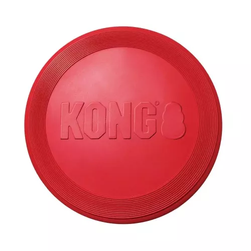 Флаєр-фрісбі Kong Classic Flyer Ø 18 см (каучук) іграшка для собак - фото №2
