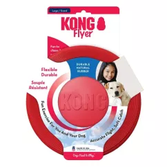 Флаєр-фрісбі Kong Classic Flyer Ø 23 см (каучук) іграшка для собак